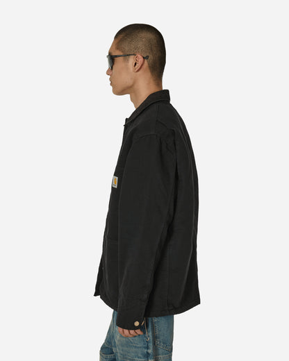 Carhartt WIP Og Chore Coat Black/Black Aged Canvas Coats and Jackets Jackets I027357 00E3K