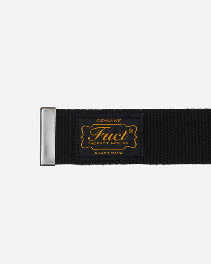 FUCT Canvas Belt Black Belts Belt TBMW204OT01 BLK0001