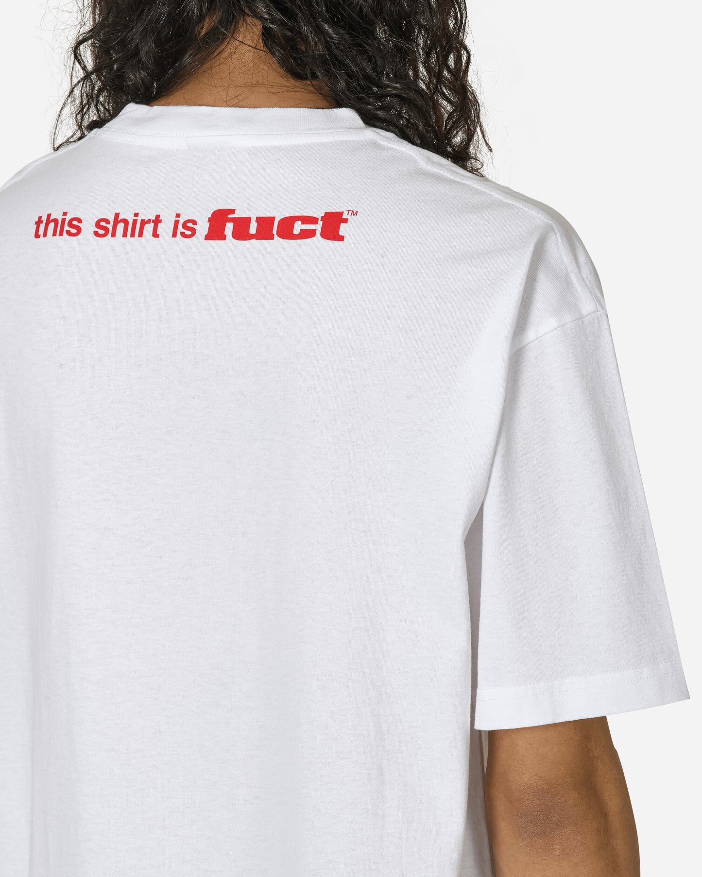 FUCT Christ Wound Tee White T-Shirts Top TBMW090JY34 WTH0001