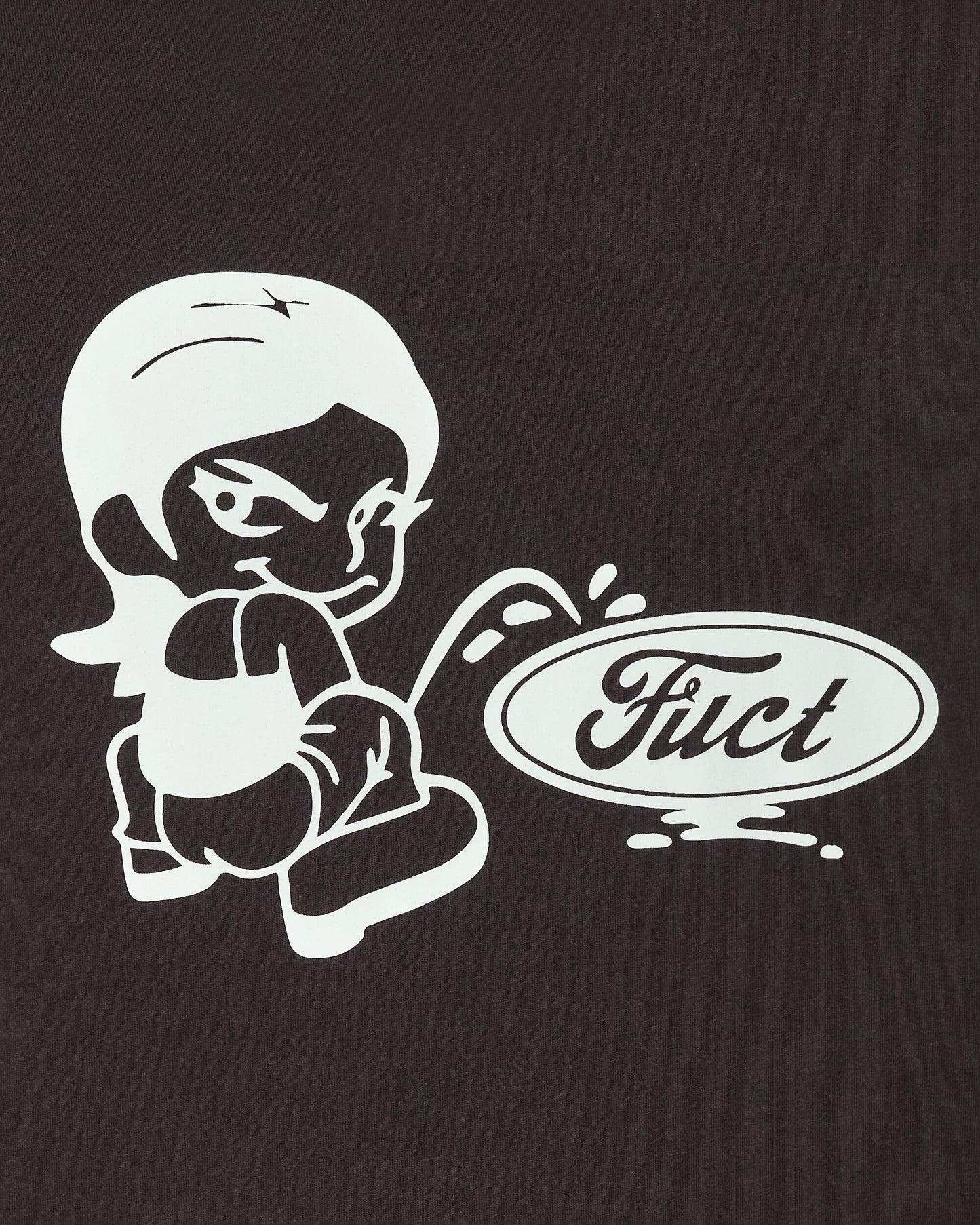 FUCT Oval Pee Girl Tee Black T-Shirts Top TBMW091JY35 BLK0001