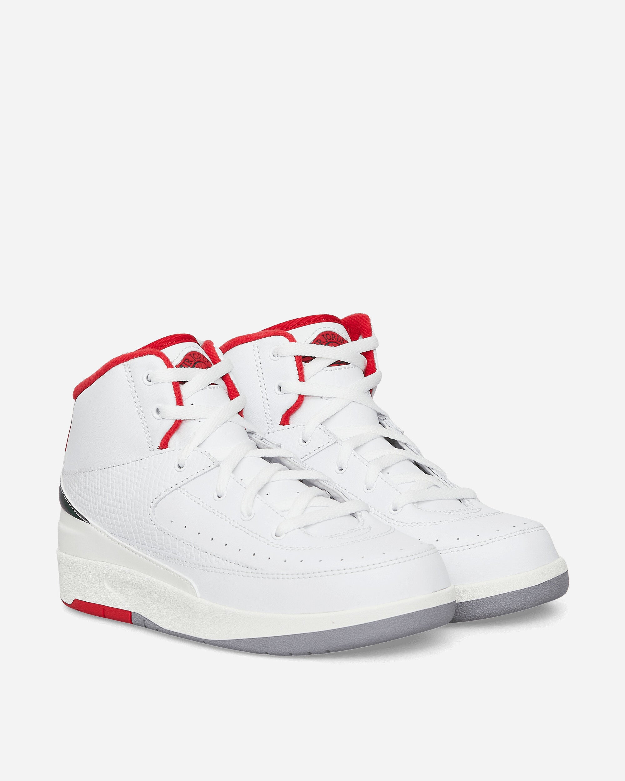 Nike Jordan Jordan 2 Retro (Ps) White/Fire Red/Fir/Sail Sneakers High DQ8564-101