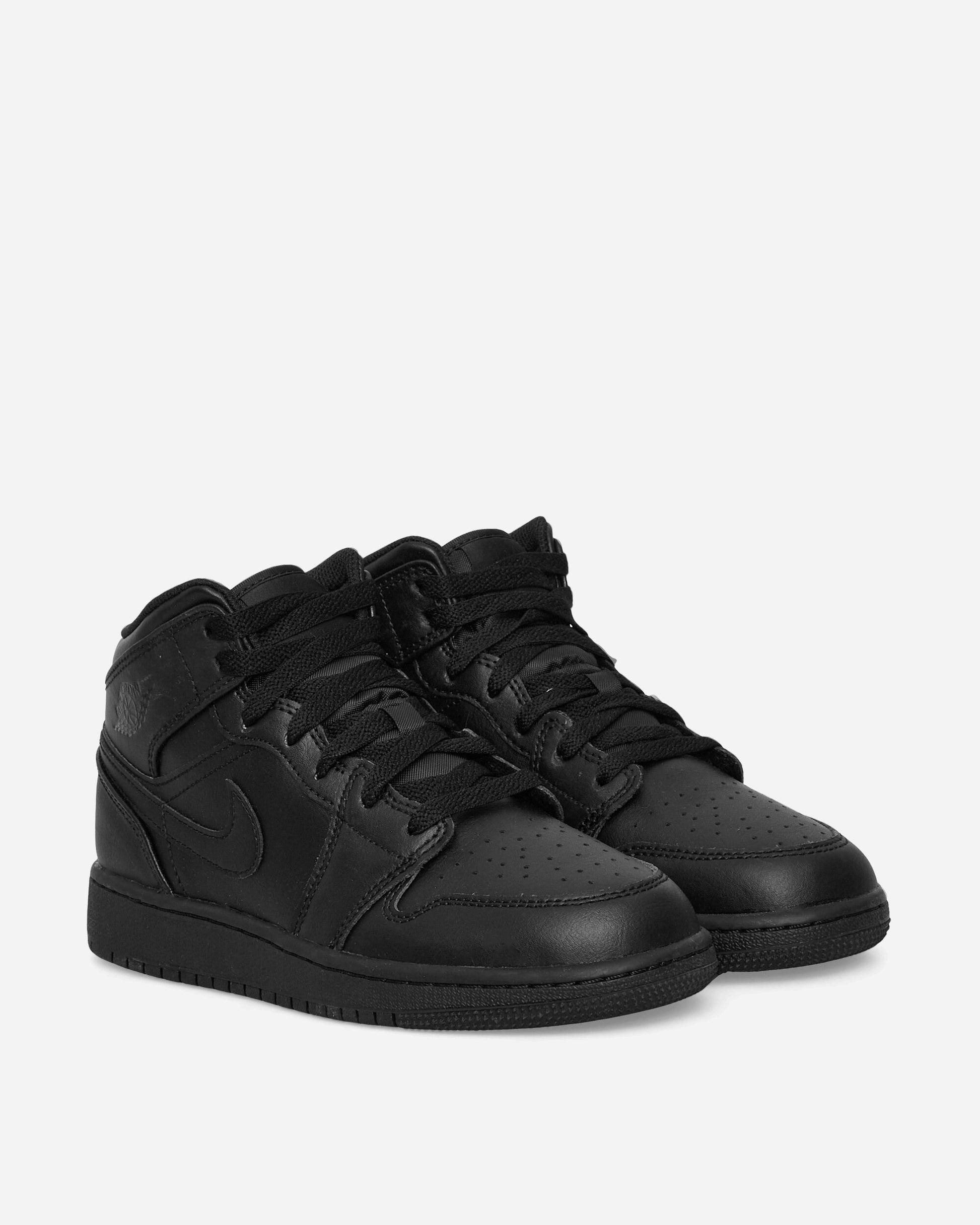 Nike Jordan Air Jordan 1 Mid (Gs) Black/Black Sneakers Mid 554725-093