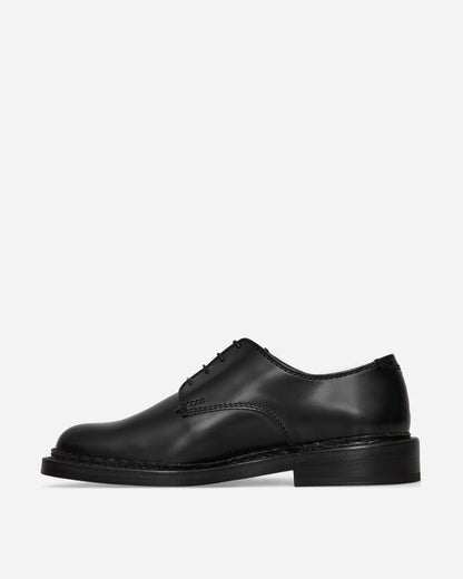 Our Legacy Uniform Parade Black Leather Classic Shoes Laced Up M1937UPBL 001