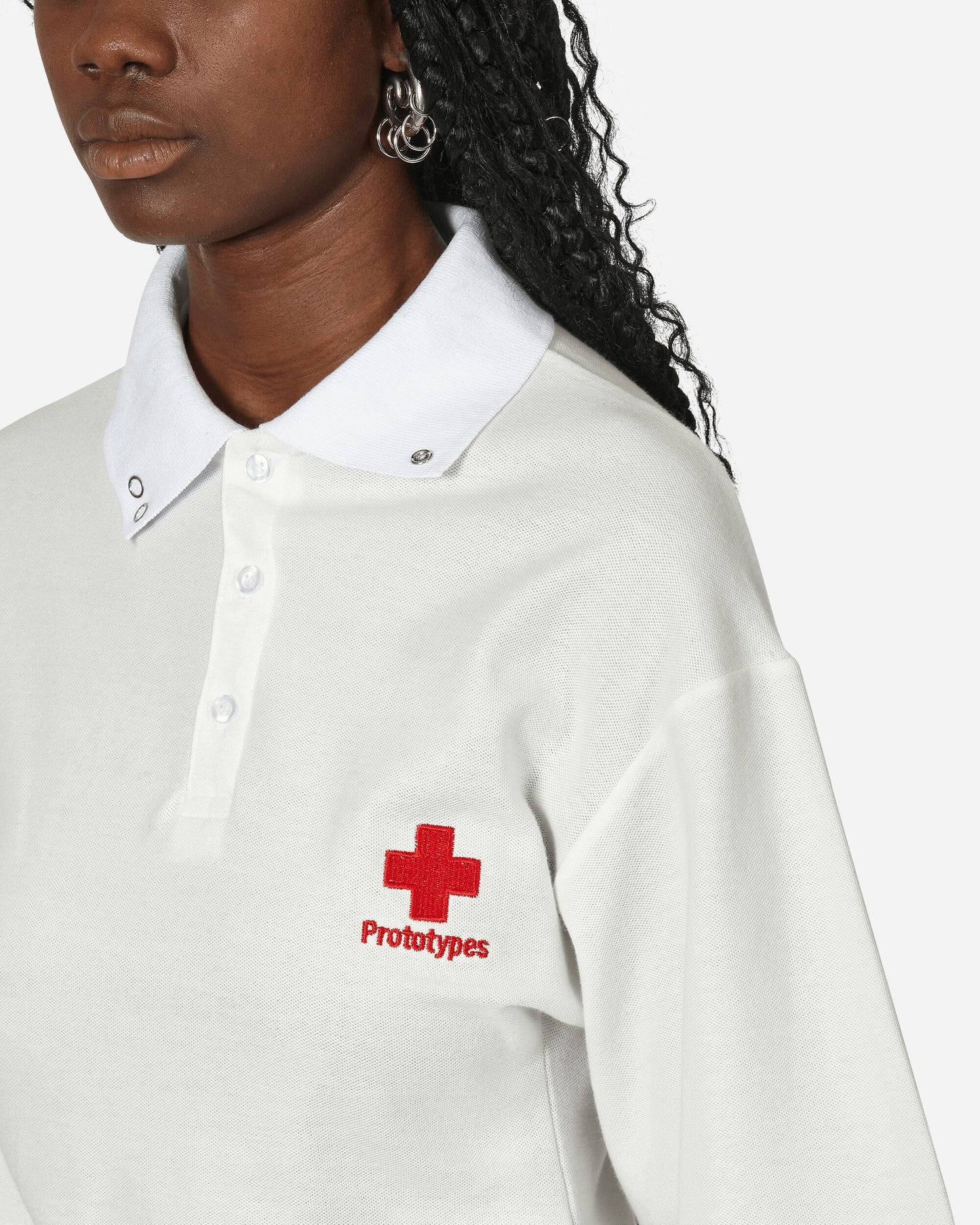 Prototypes Wmns Nurse Polo Shirt White T-Shirts Polo PT05TO24USW WHITE