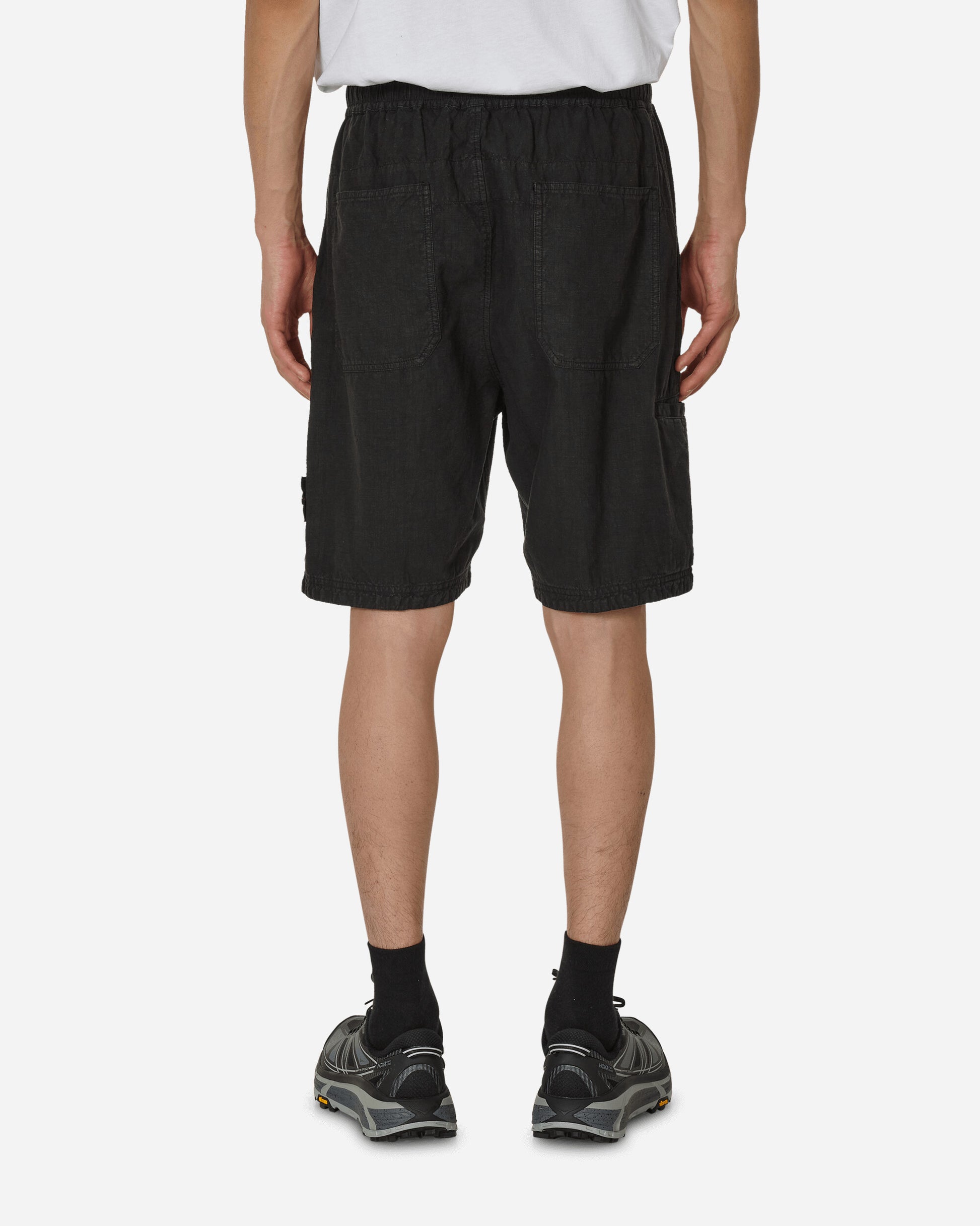 Stone Island Bermuda Comfort Black Shorts Short 8015L0530 V0029