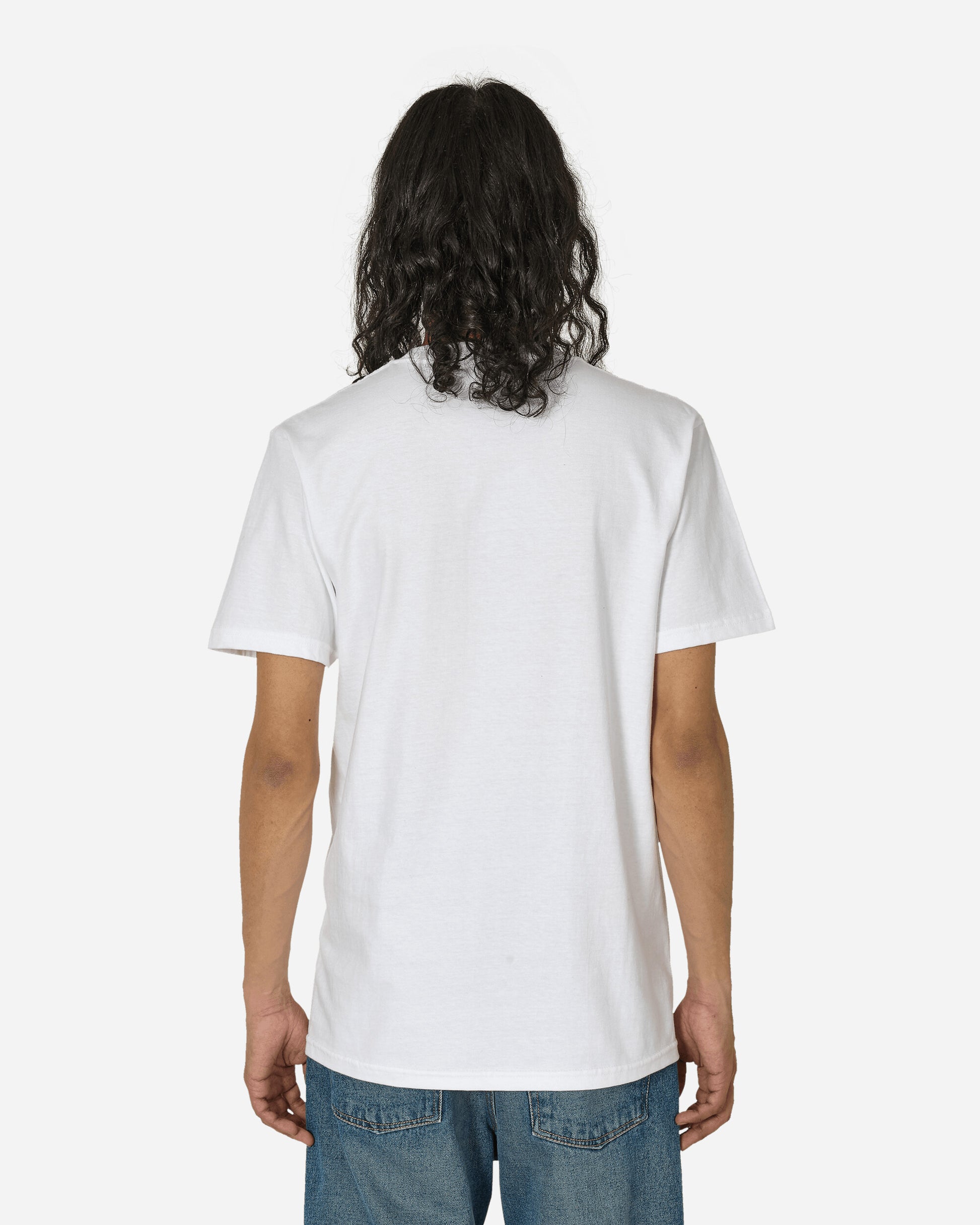 aNYthing Curved Anything Logo T-Shirt White/Green T-Shirts Shortsleeve ANY-058 WHG