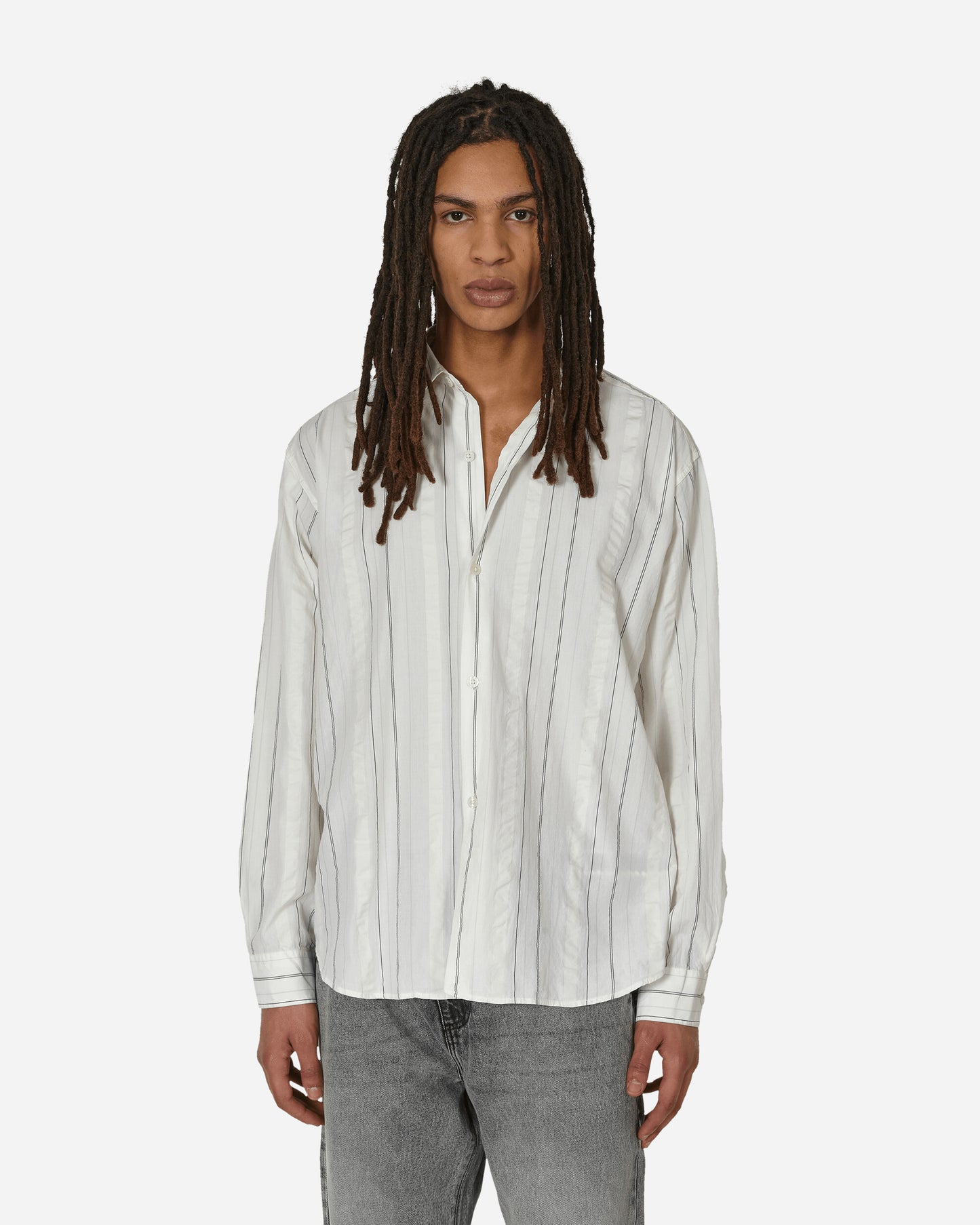 mfpen Generous Shirt White Stripe Shirts Longsleeve Shirt M124-16  1
