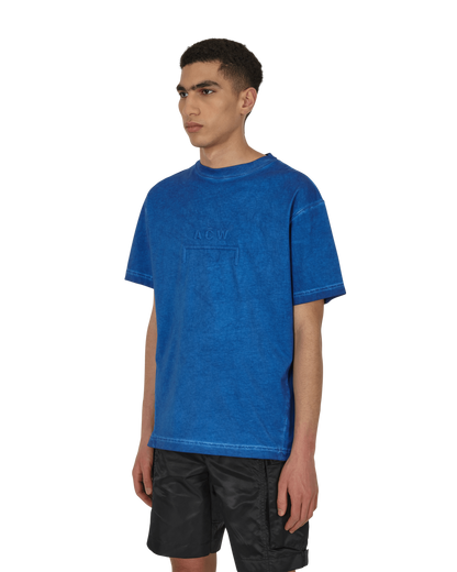 A-Cold Wall* Knitted Dissolve Dye Blue Shirts Shortsleeve ACWMTS073 COBBLU