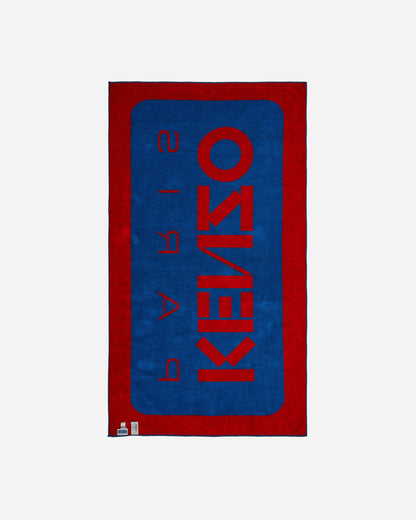 Kenzo Paris Klabel Beach Towel Hot Red Homeware Bathtowels FD5KLABELJDC 26H