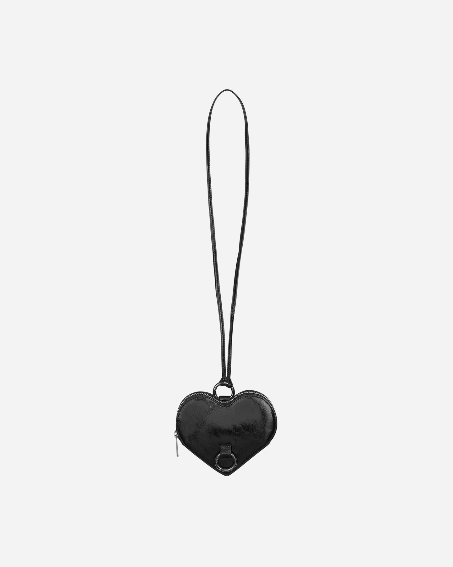 Safsafu Wmns Amor Neck Wallet Black Exclusive Black Bags and Backpacks Pouches 1-23-B9 007