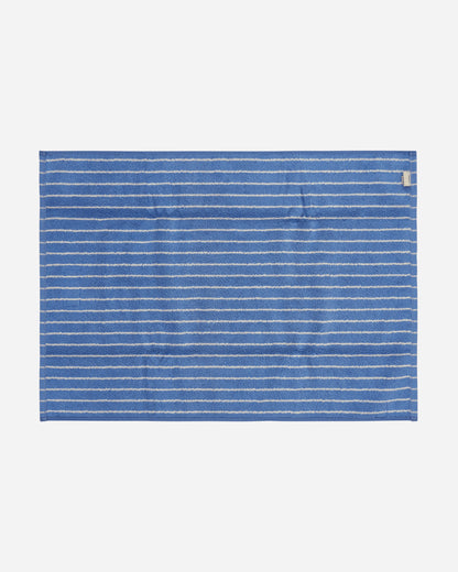 Tekla Bath Mat - Striped 70X50 Clear Blue Stripes Home Decor Design Items BM CLS