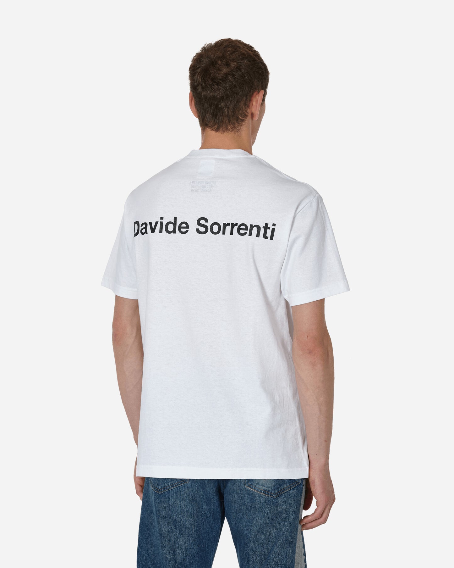 WACKO MARIA Davide Sorrenti / Crew Neck T-Shirt ( Type-1 ) White T-Shirts Shortsleeve DSORRENTI-WM-TEE01 1