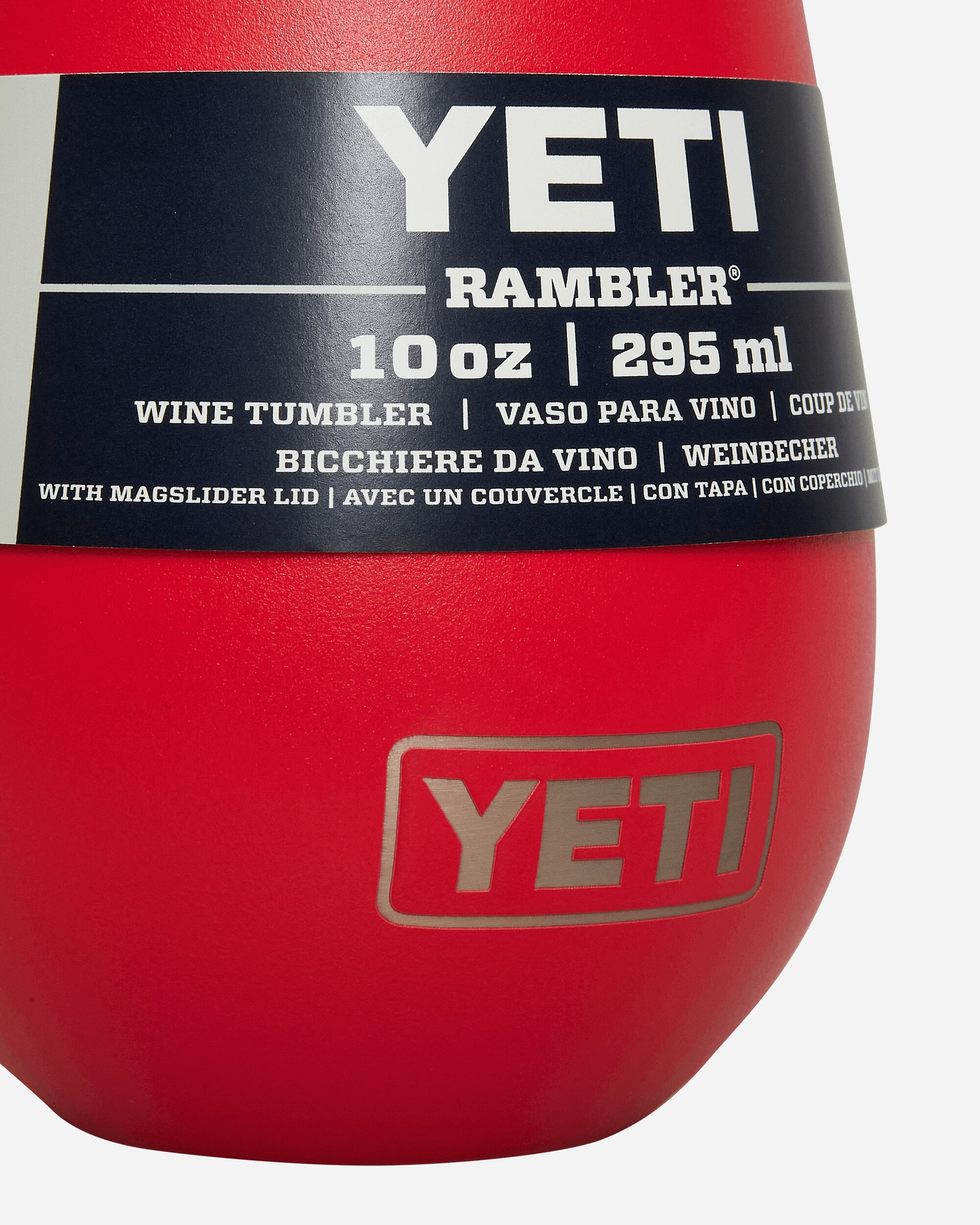 YETI Rambler 10 Oz Wine Tumbler Rescue Red Equipment Bottles and Bowls 0303 SPR