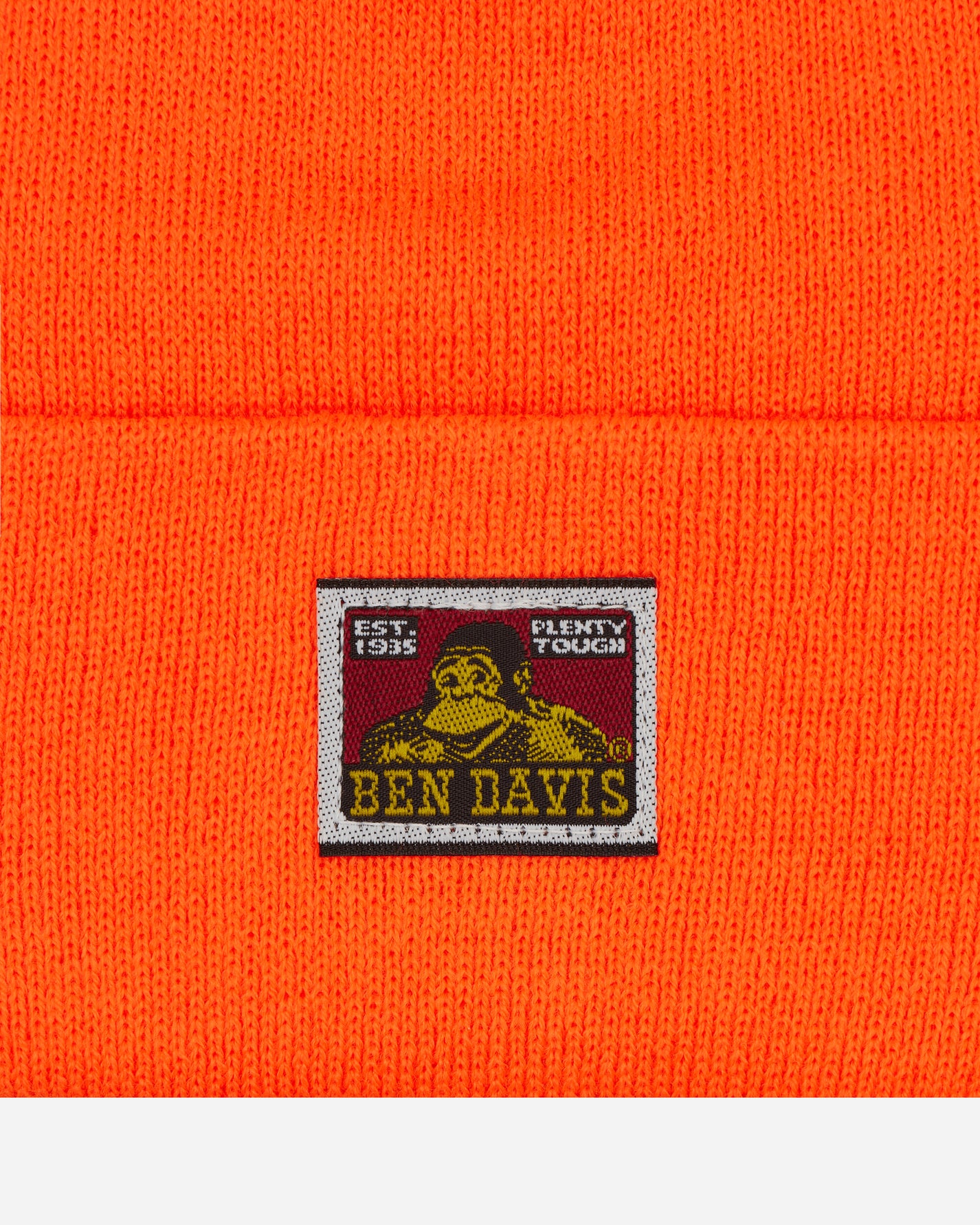 Ben Davis Beanie W Logo Orange Hats Beanies BEN9296 001