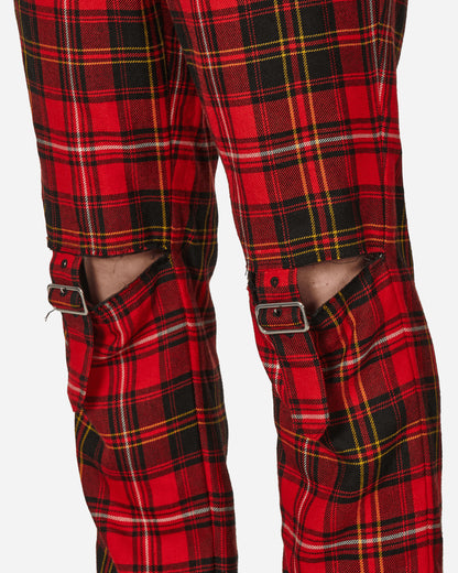 Comme Des Garçons Black Pants Red/Black Pants Trousers 1L-P008-W23 1