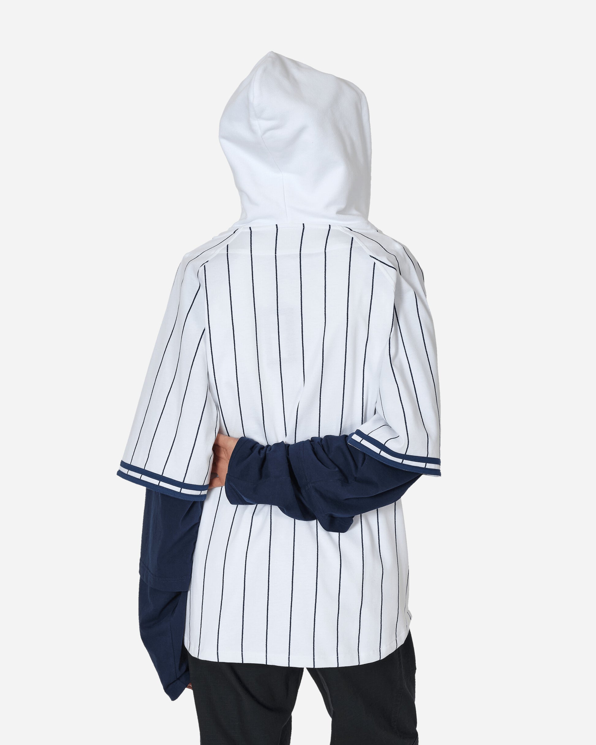 FUCT Hooded Baseball Shirt Blanc de Blanc Shirts Shortsleeve Shirt TBMW006FA05 WTH0005