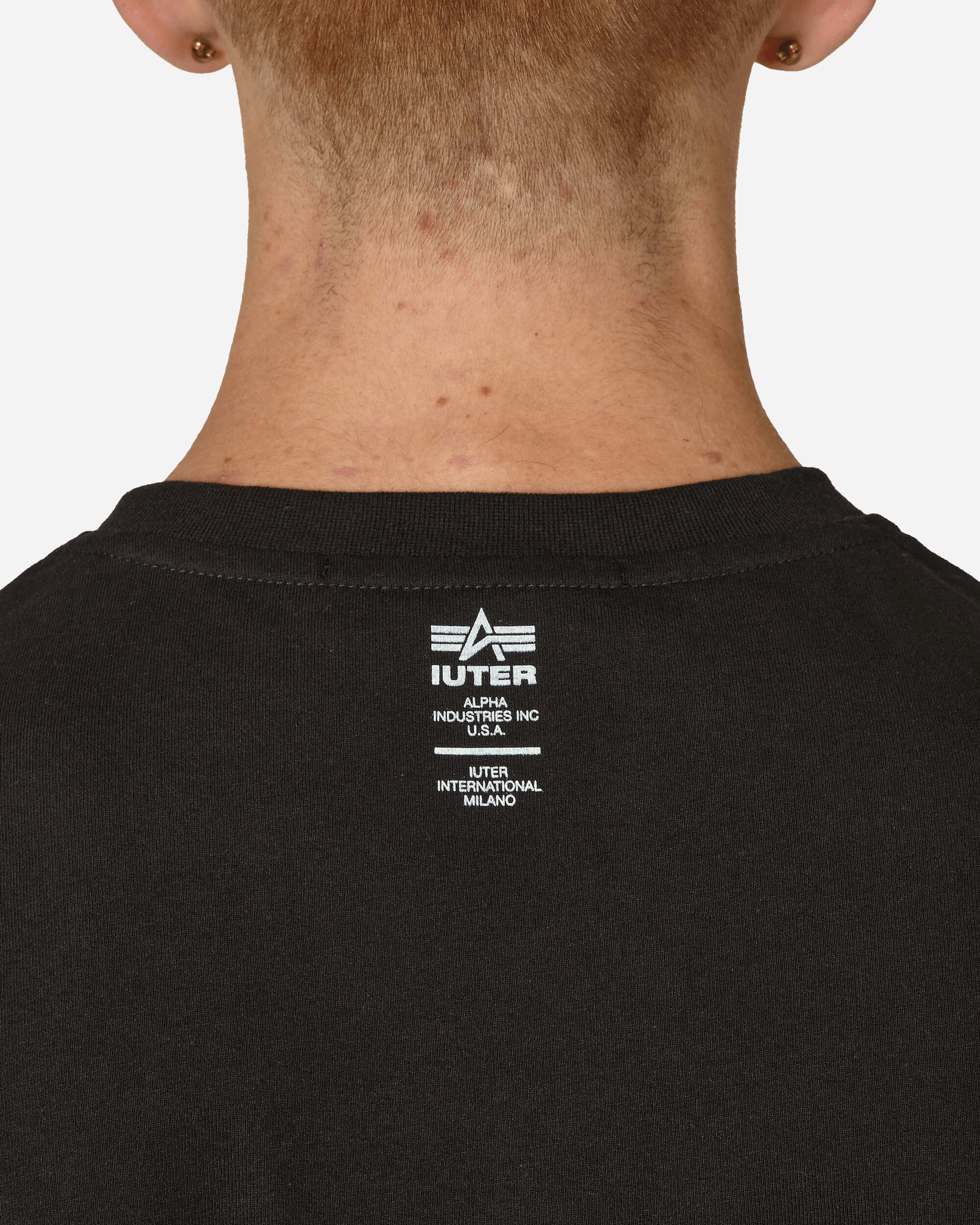 Iuter Mat Tee Black T-Shirts Shortsleeve 23WITS55 BLACK