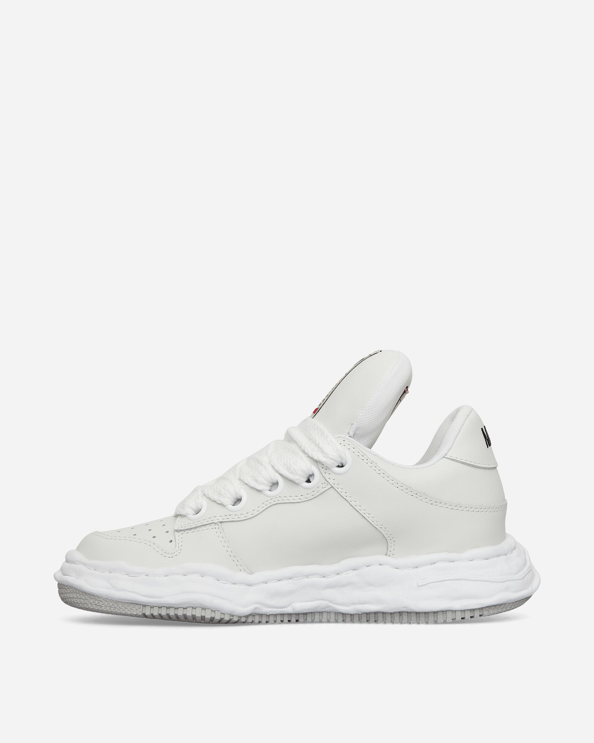 Maison MIHARA YASUHIRO Wayne/Original Sole Leather Puffer Low-Top Sneakers White Sneakers Low A12FW718 WHITE