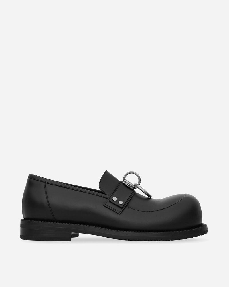 Martine Rose Bulb Toe Ring Loafer Black Classic Shoes Loafers MRSS24-1035 BLACK