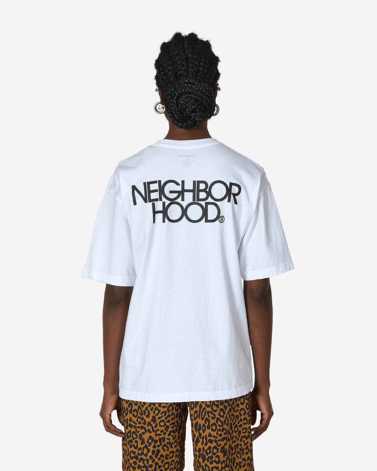 Neighborhood Tee Ss-17 White T-Shirts Shortsleeve 241PCNH-ST17 WH