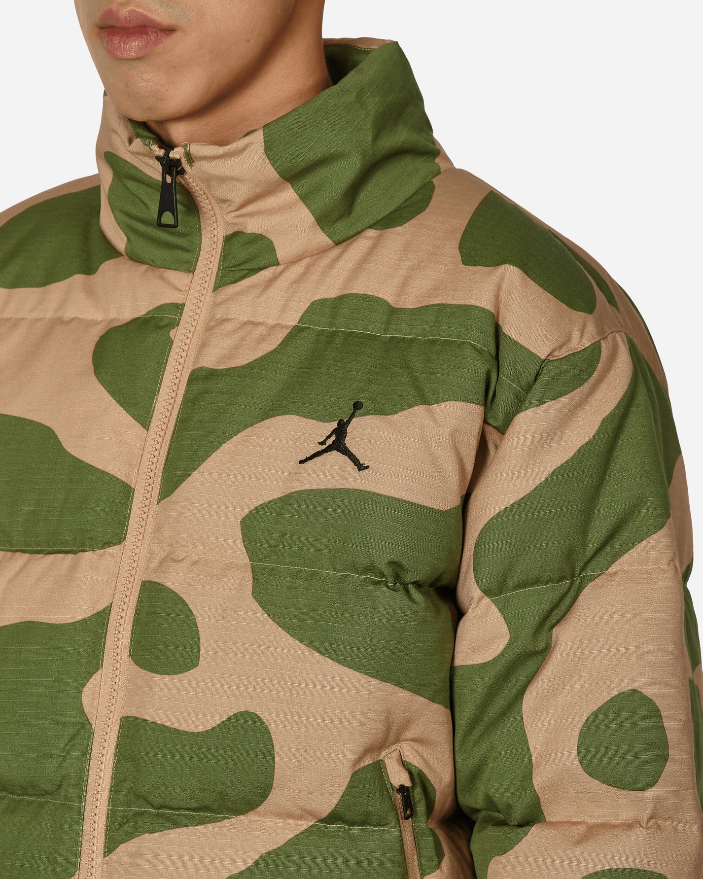 Nike Jordan M J Flt Hrtg Down Jkt Hemp Coats and Jackets Down Jackets FB6988-200