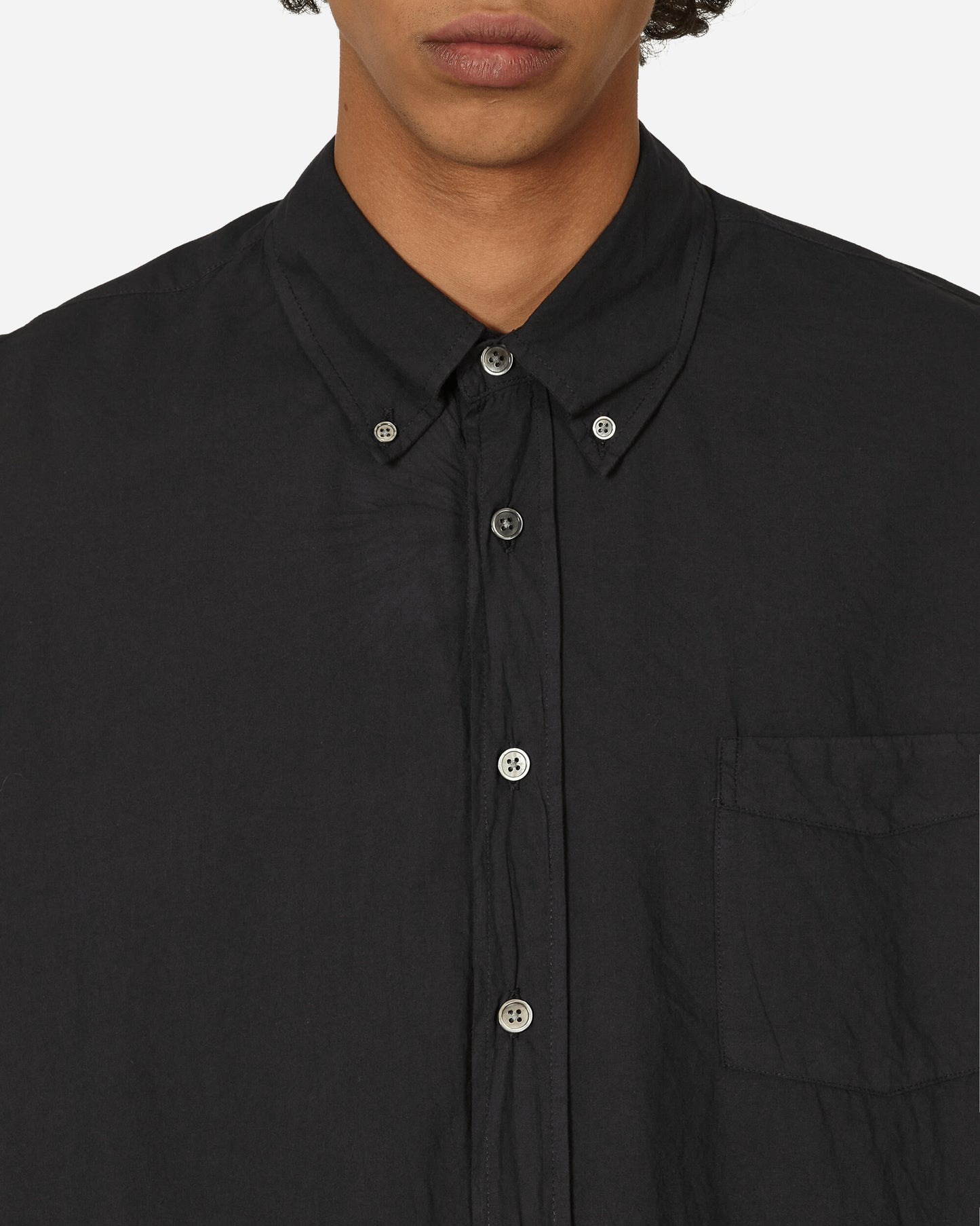 Our Legacy Borrowed Bd Shirt Black Voile Shirts Longsleeve Shirt MR192BB 001