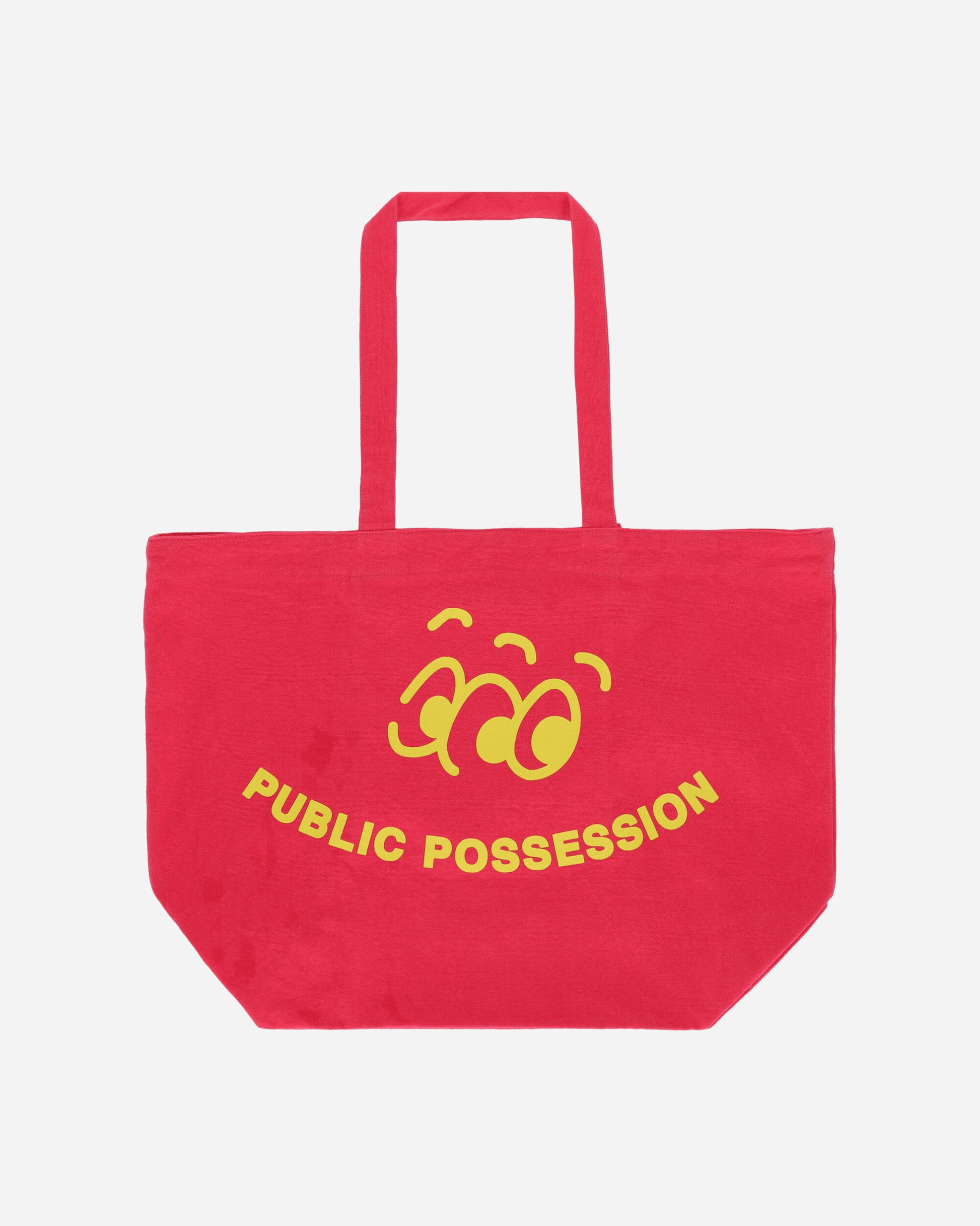 Public Possession Comedy and Rhythm Tote Bag Red Bags and Backpacks Tote Bags PPCOMEDYTOTE 001