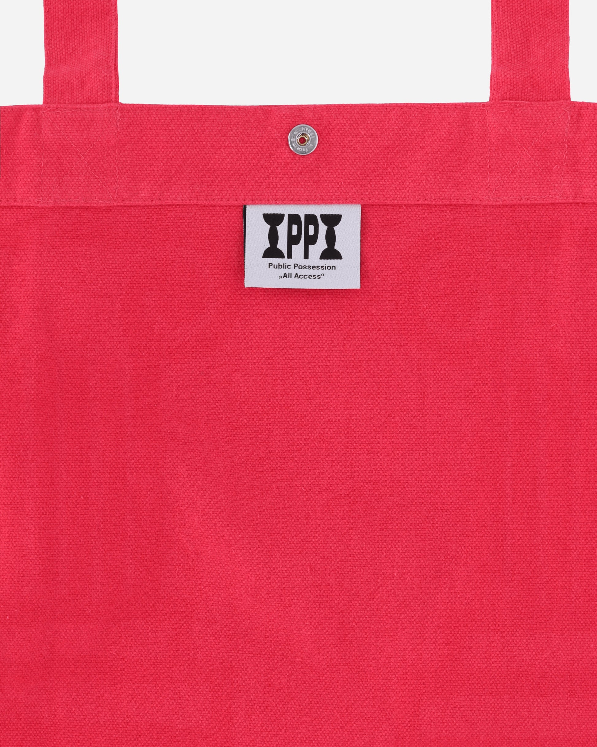 Public Possession Comedy and Rhythm Tote Bag Red Bags and Backpacks Tote Bags PPCOMEDYTOTE 001