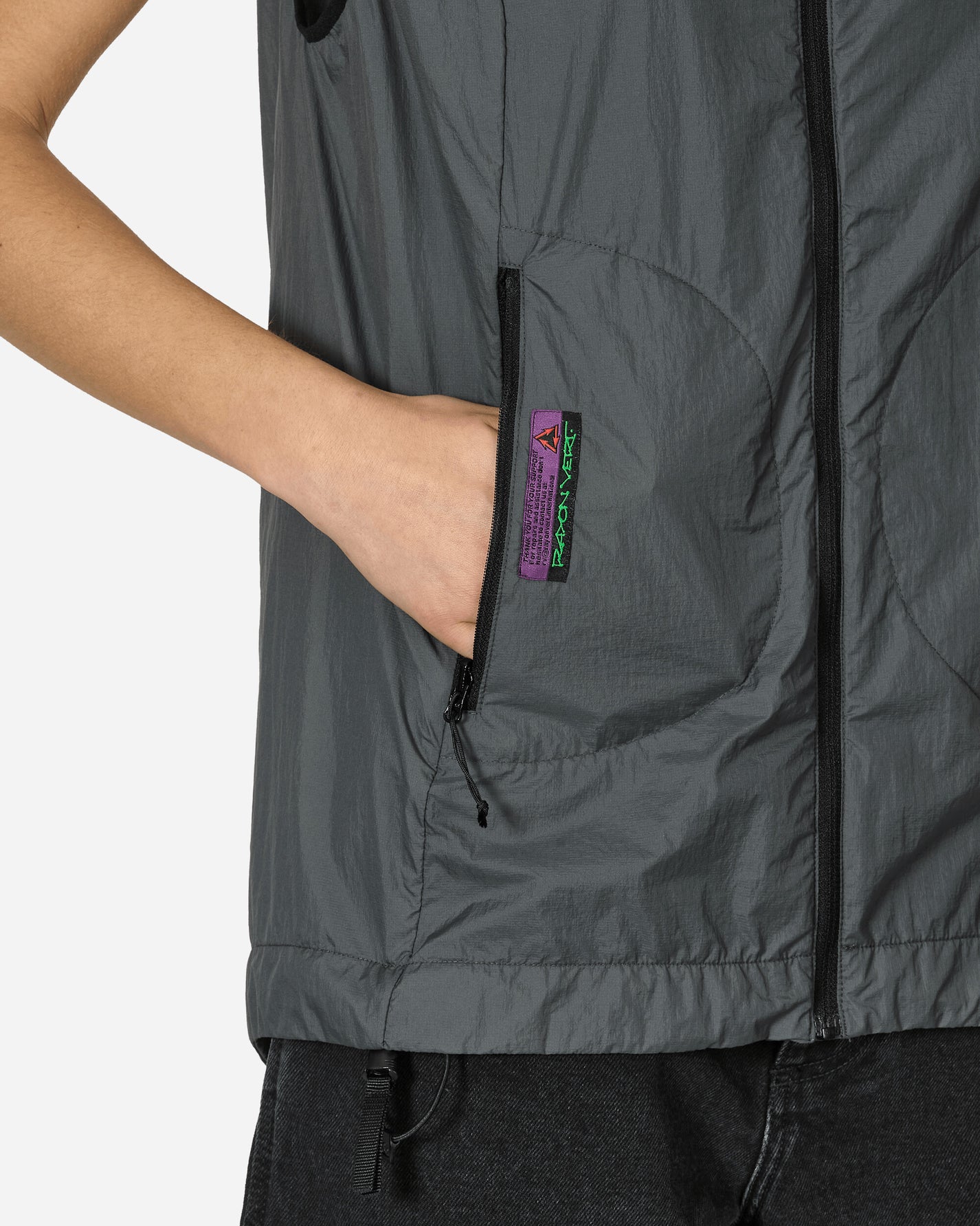 Rayon Vert Splinter Vest Cave Grey Coats and Jackets Vests RVS3-JK13 1