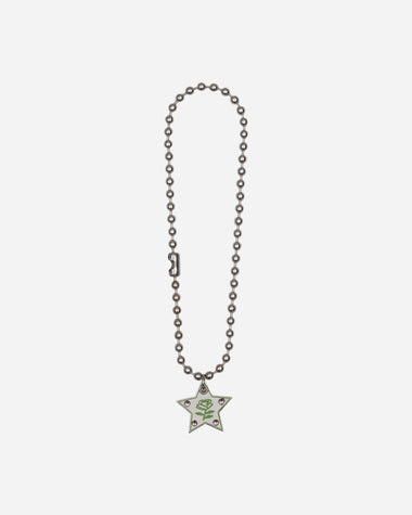 Safsafu Wmns Super Star Necklace Silver/Green Jewellery Necklaces 1-24-N1 SG