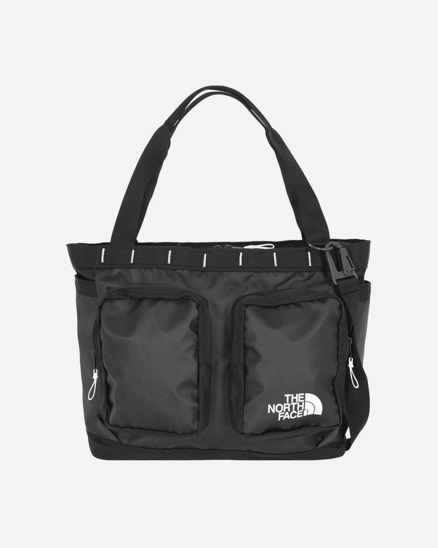 The North Face Base Camp Voyager Tote Tnf Black/Tnf White Bags and Backpacks Tote Bags NF0A81BM KY41