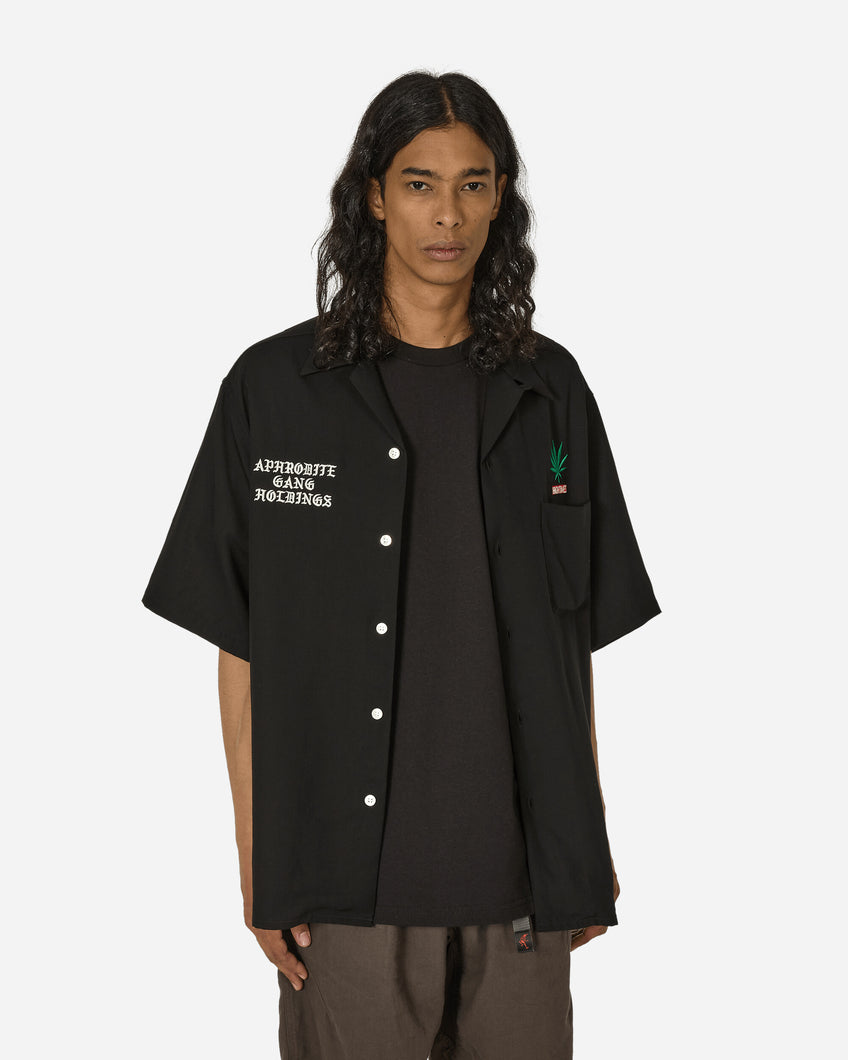 WACKO MARIA Hightimes/50'S Shirts/S Black Shirts Shortsleeve Shirt NMD-HIGHTIMES-WM-OC01 001