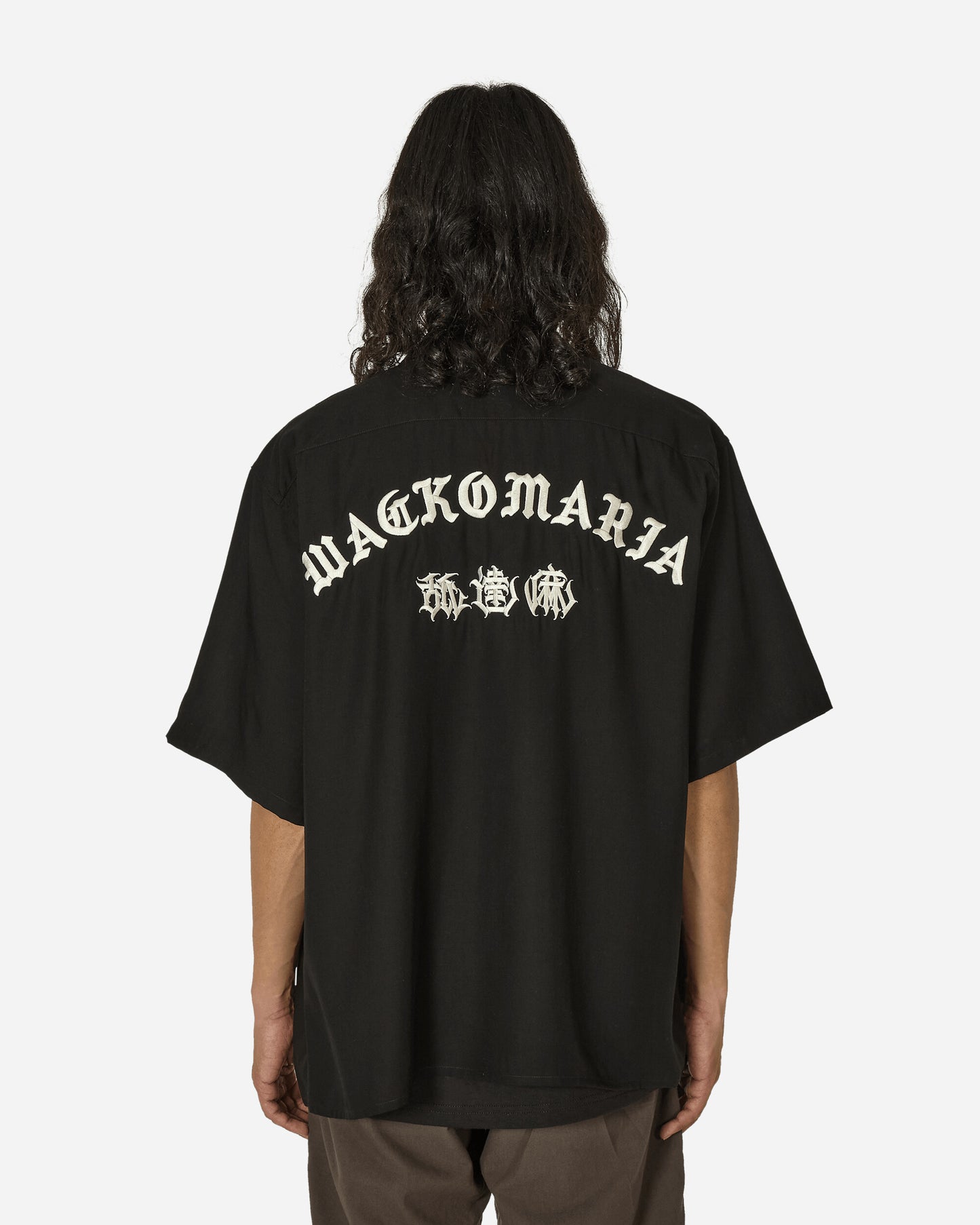 WACKO MARIA Hightimes/50'S Shirts/S Black Shirts Shortsleeve Shirt NMD-HIGHTIMES-WM-OC01 001