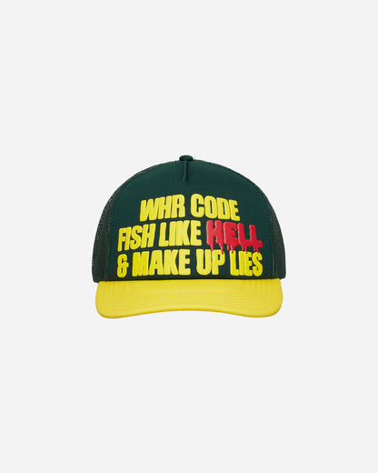 WESTERN HYDRODYNAMIC RESEARCH Fishing Hat Green/Yellow Hats Caps MWHR24SPSU4005 GREENYELLOW