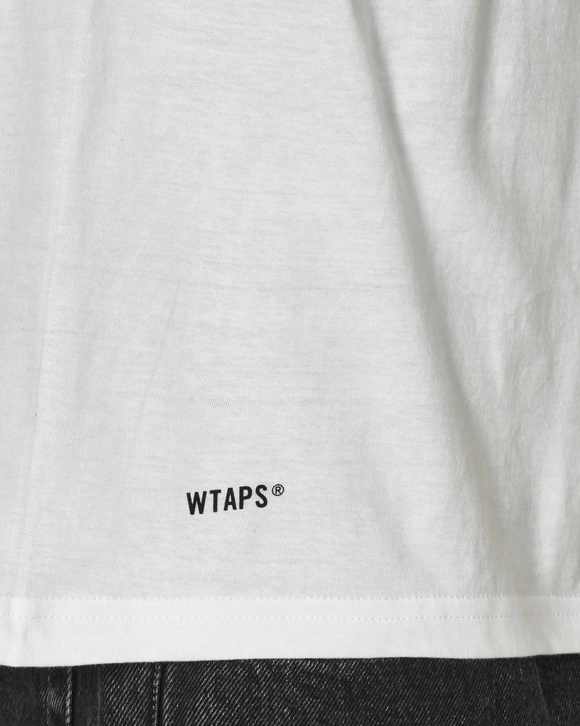 WTAPS Dt Cut & Sewn White T-Shirts Shortsleeve 241MYDT-UWM01 WHI 
