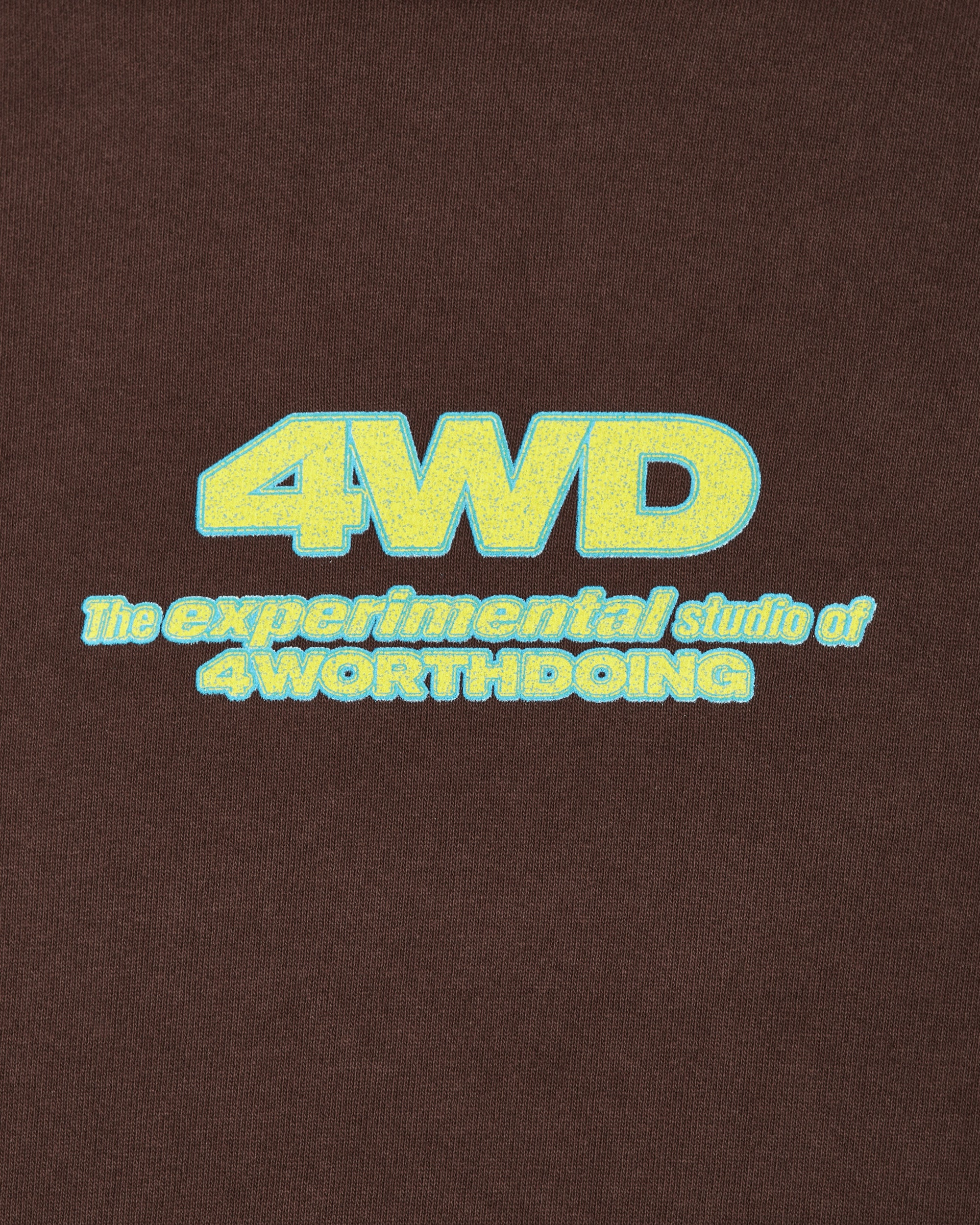 4 Worth Doing Experimental Studio Crew Chocolate Sweatshirts Crewneck 4WDF22C1 CHOCOLATE