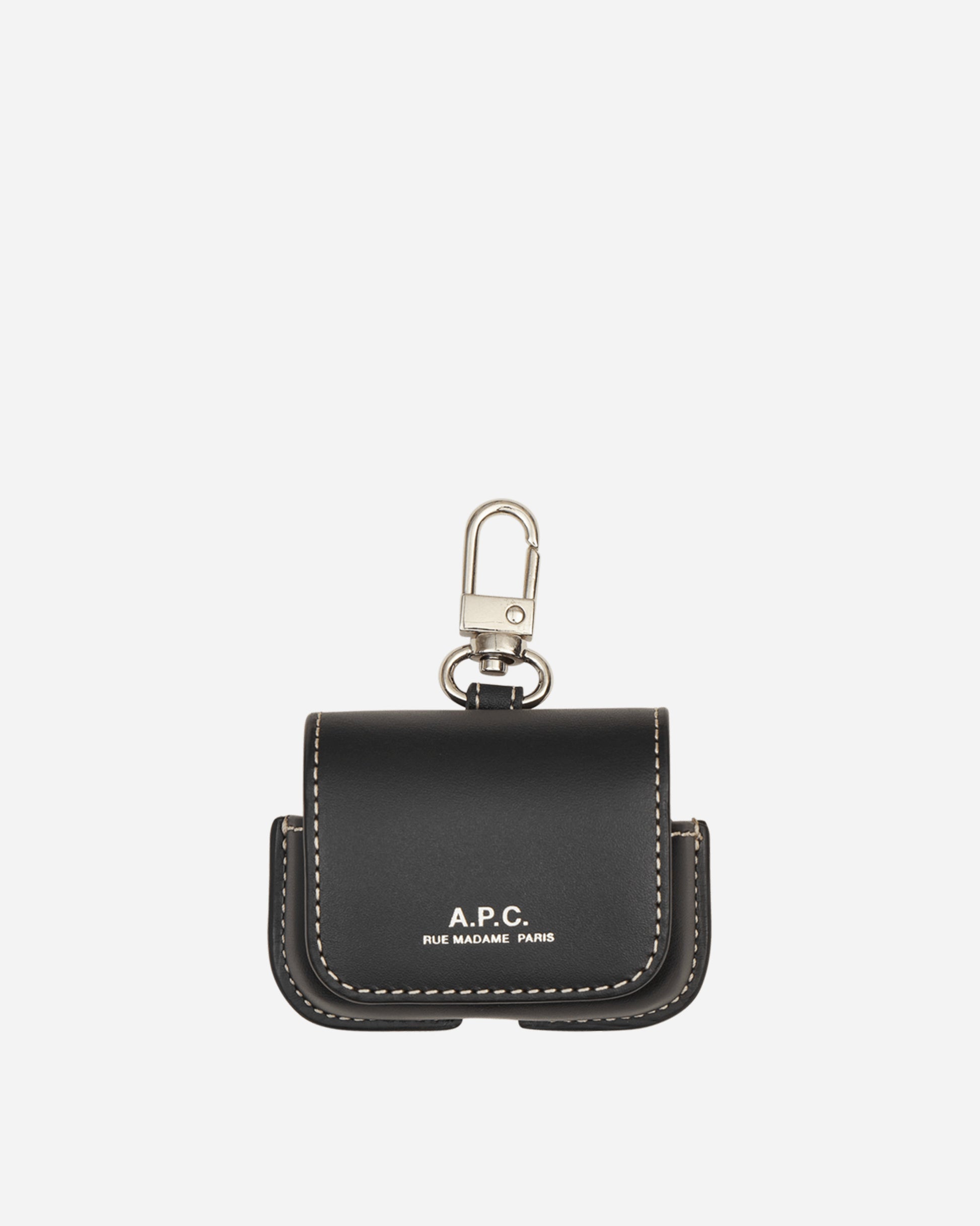 A.P.C. Airpods Case Max Version Pro Black  Equipment Keychains PXAWV-M63476 LZZ