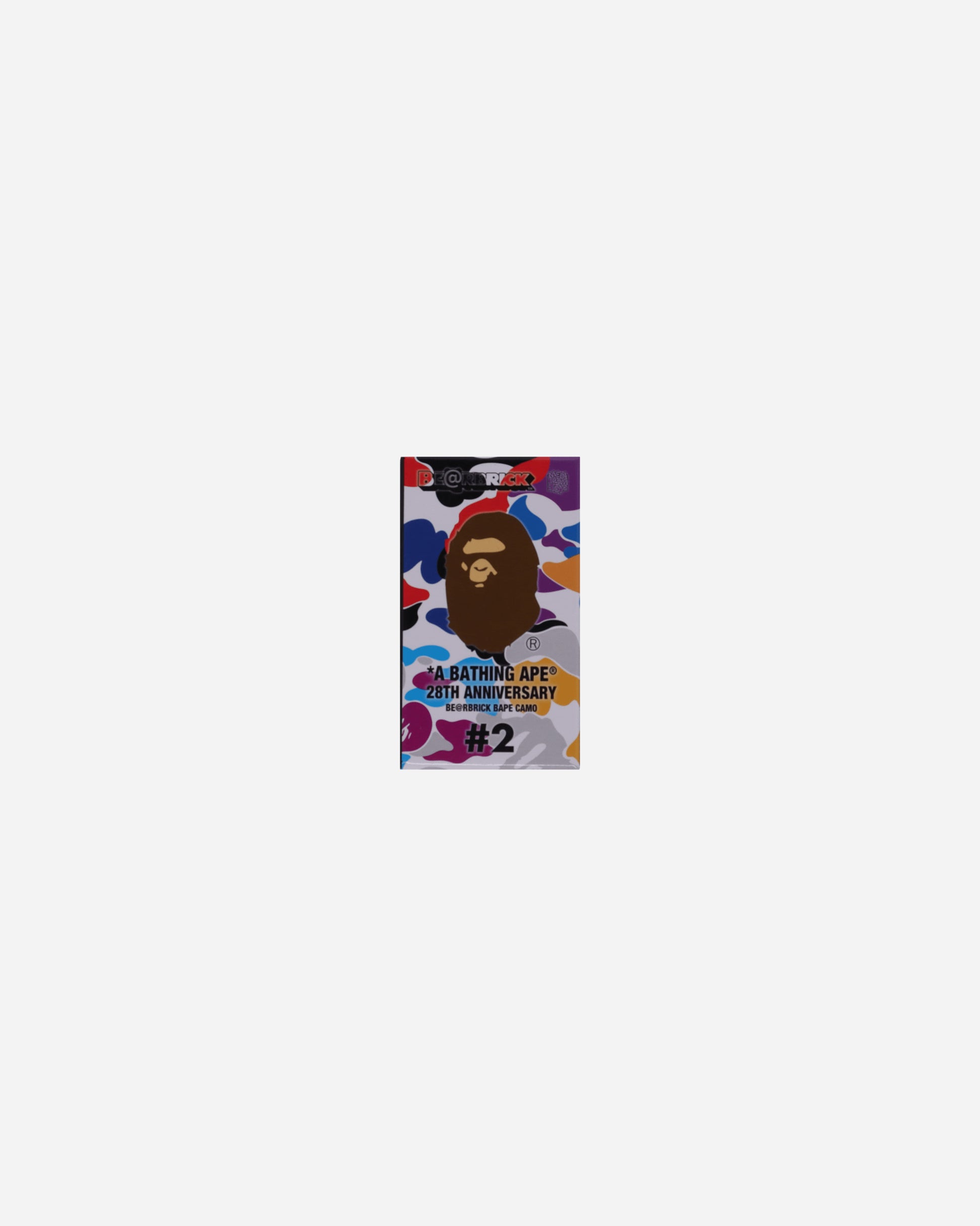 A Bathing Ape 28Th Anniversary Bearbrick Bape Camo 100% #2 Multicolor Homeware Toys 1H23182932 E