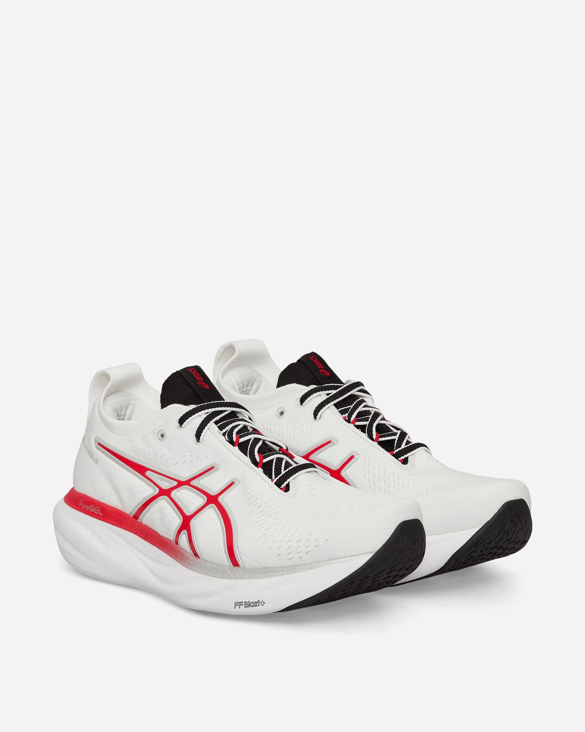 Asics Gel-Nimbus 25 Anniversary White/Classic Red Sneakers Low 1011B750-100