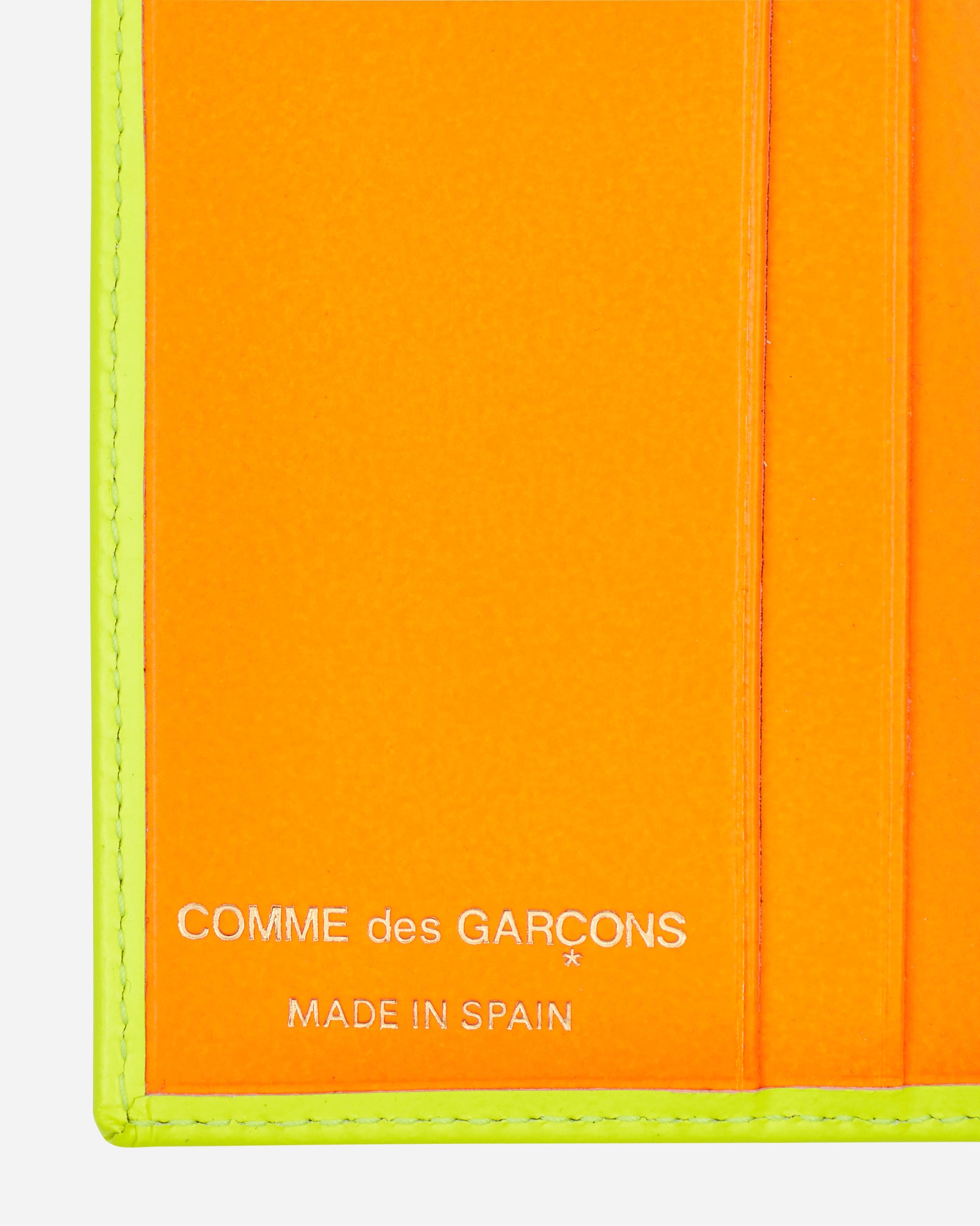 Comme Des Garçons Wallet Super Fluo Wallet Yellow/Orange Wallets and Cardholders Wallets SA0641SF 4