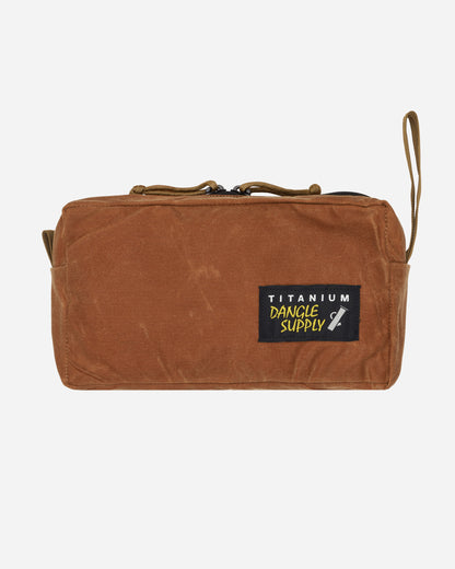 Dangle Supply Stuff Sack - Waxed Canvas Accessory Bag Natural Brown Bags and Backpacks Pouches BAG010 001