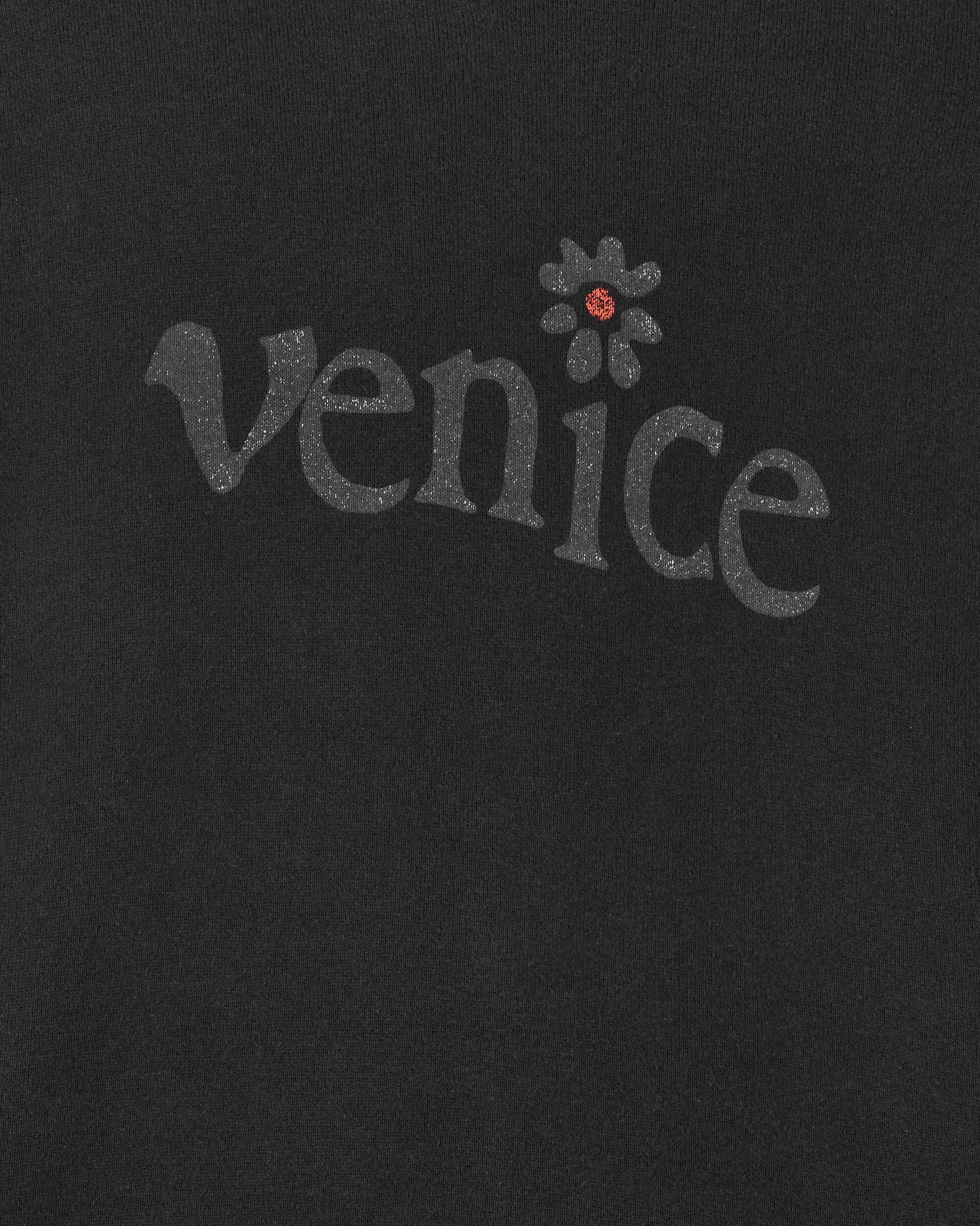 ERL Venice Crew Neck Premium Fleece Black Sweatshirts Hoodies ERL06T037  1