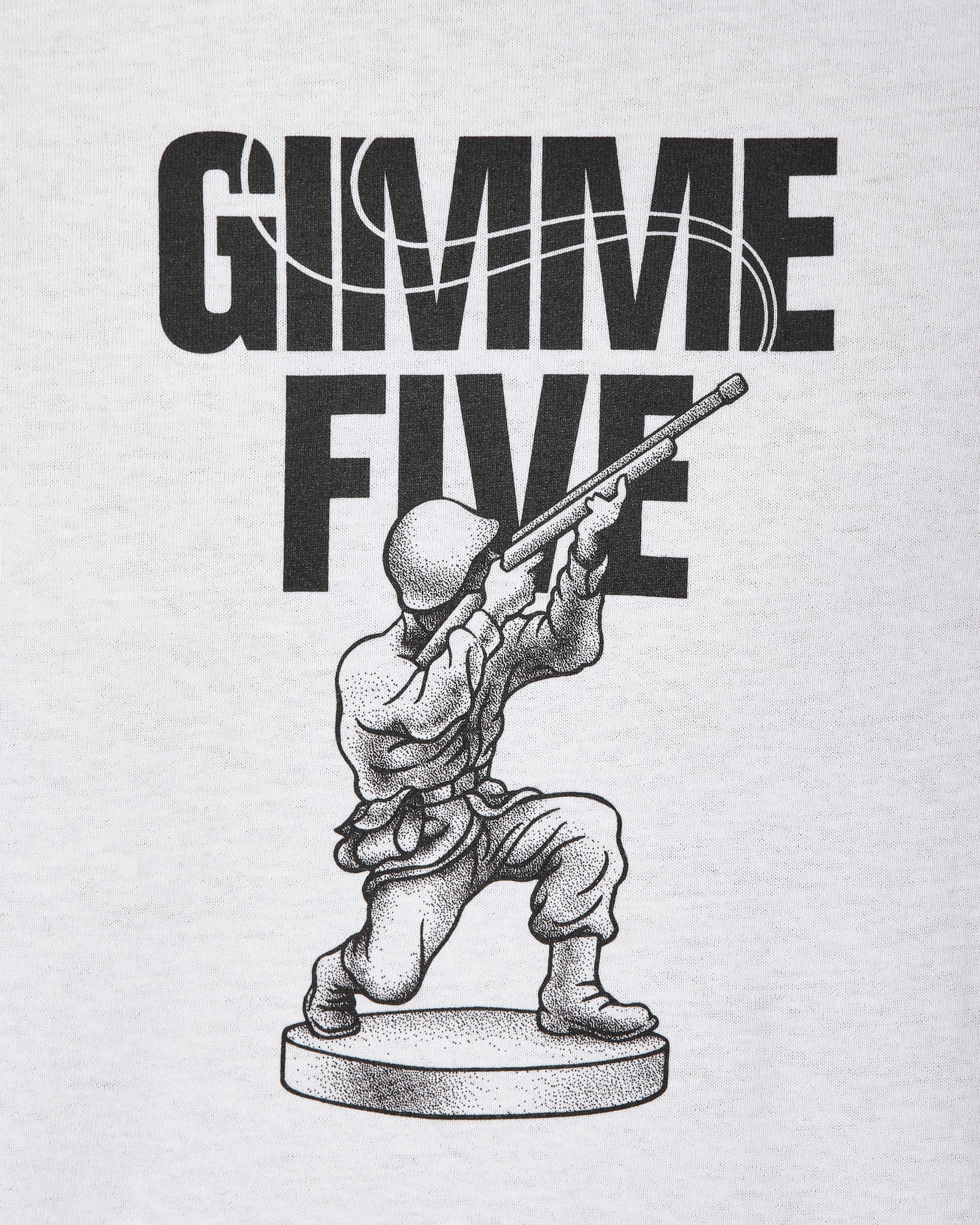 Gimme 5 G5 Soldier Tee WHITE/BLACK T-Shirts Shortsleeve G5SOLDIERTEE 1