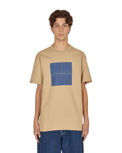 Noah Fingerprint Sand T-Shirts Shortsleeve T021FW21 SND