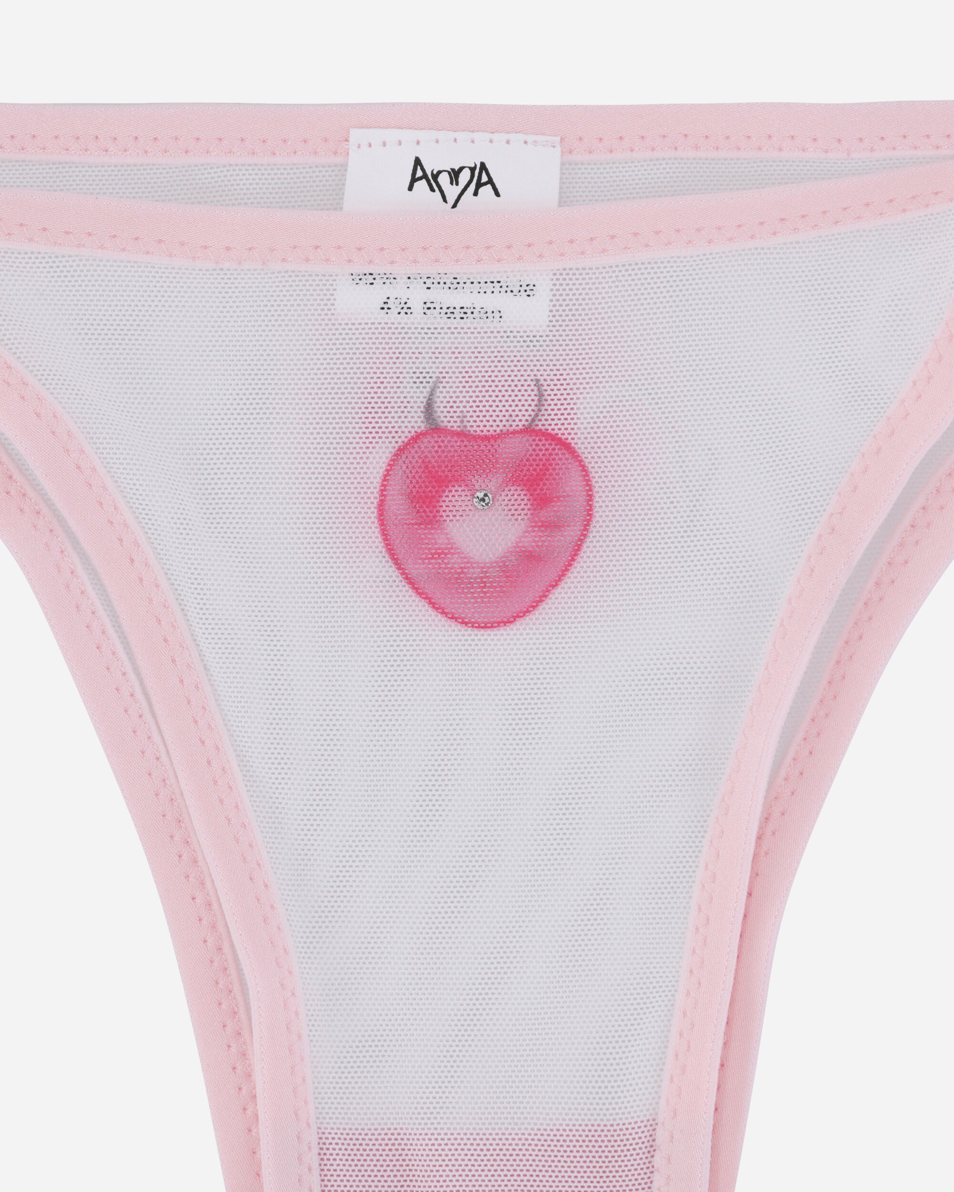 Panties x Anna Wmns Good/Evil Strawberry Slip White Underwear Briefs PXAGOODSLIP2 2