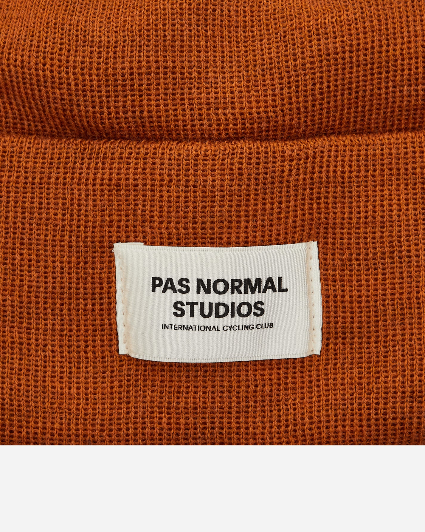 Pas Normal Studios Off-Race Beanie Burned Orange Hats Beanies NC2566E 3