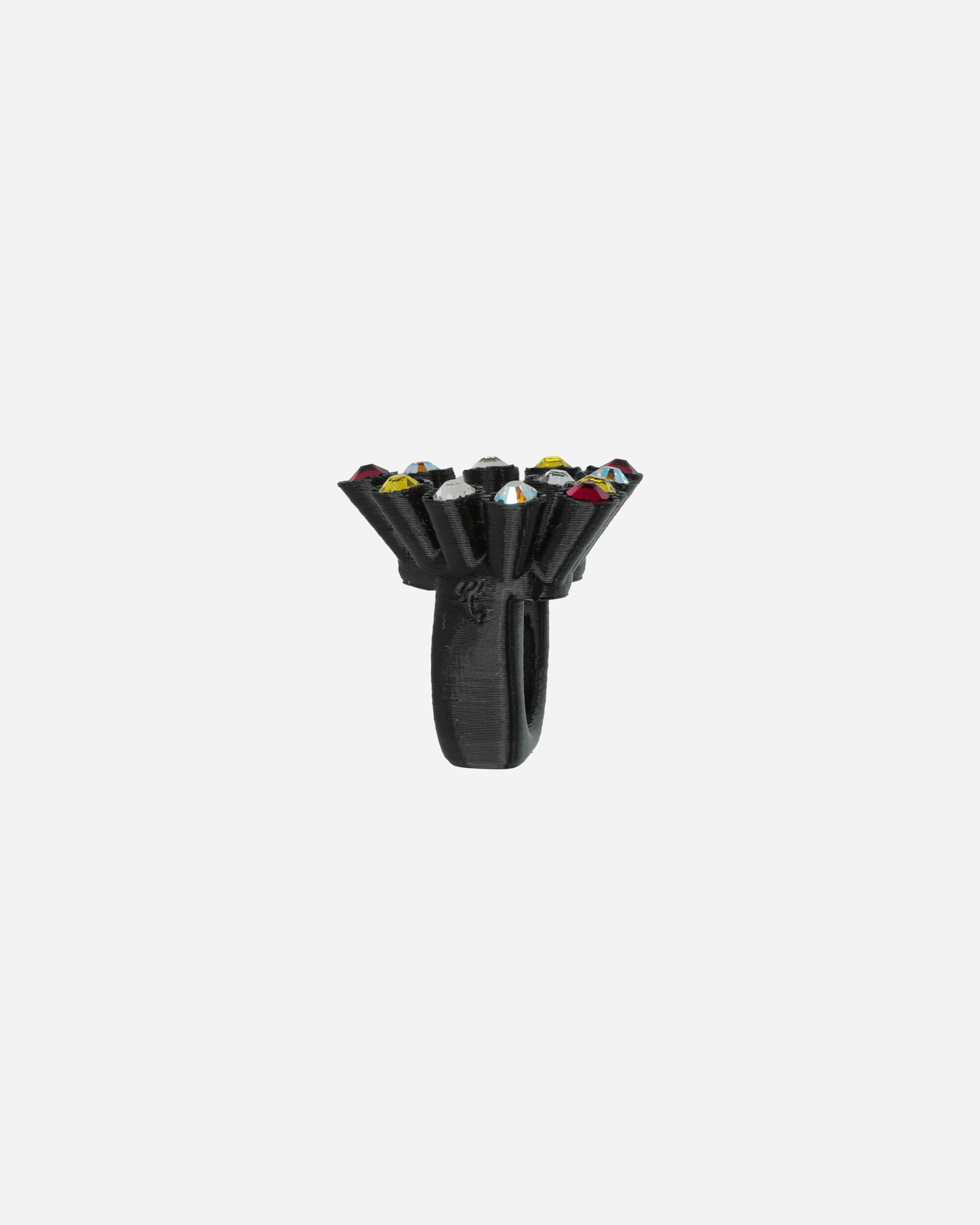 Roussey Wmns Single Luv Ring Exclusive Multi Black Exclu Jewellery Rings F22R03 1