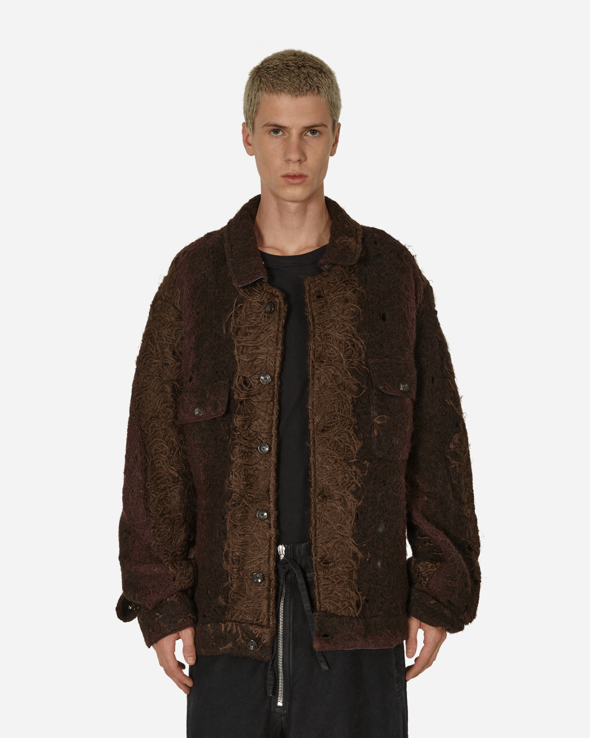 Vitelli Doomboh Trucker Brown Coats and Jackets Jackets VIT048W M6